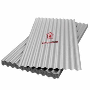 Lamina Ternium Zintroalum 2.44mt x 80cm Ondulada. Cal. 32